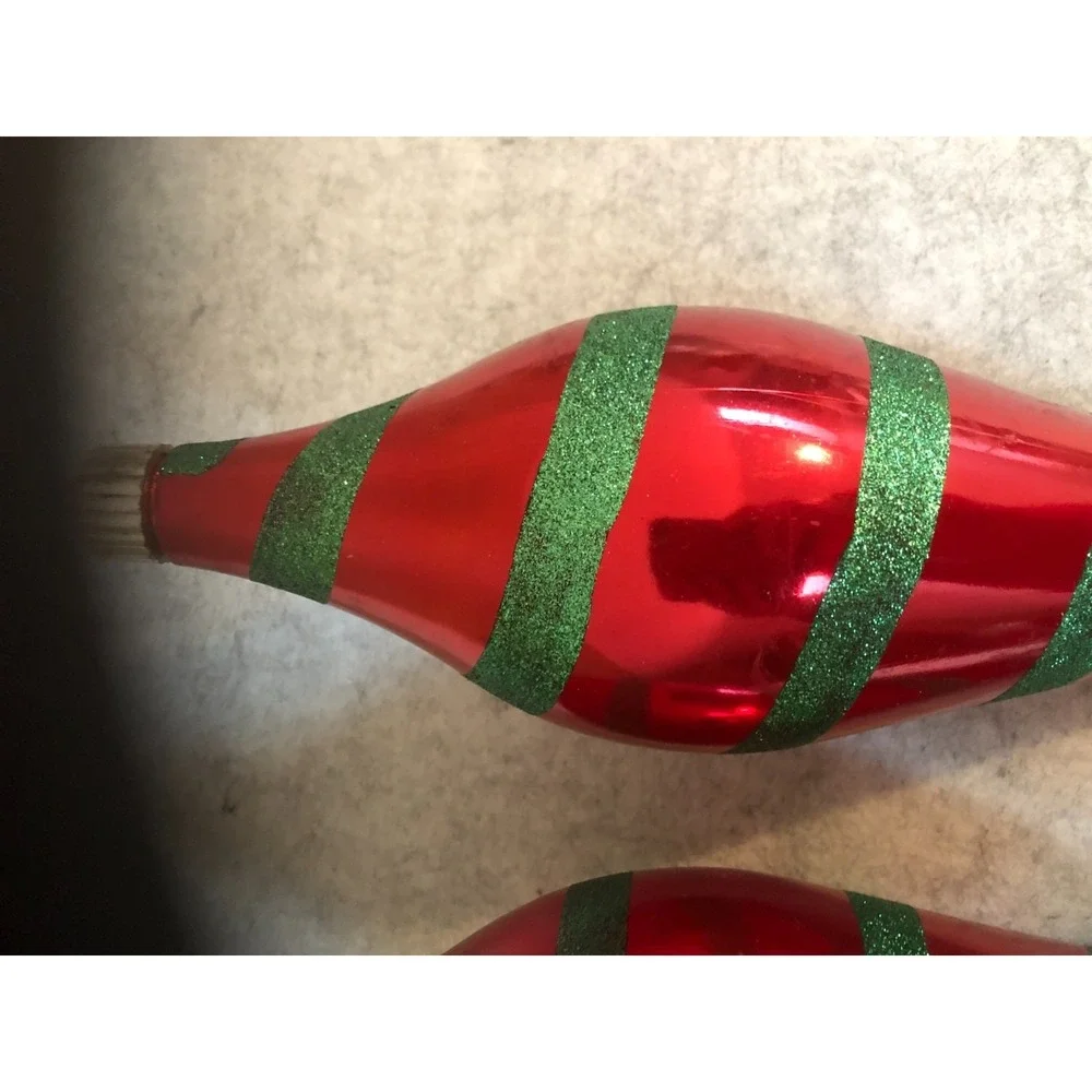 Lot of 2 ~ Jumbo Christmas Ornaments ~ 13